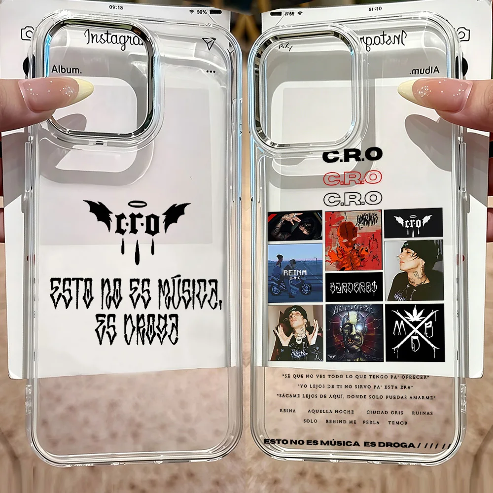 HOT Singer Barderos CRO DUKI Phone Case for Xiaomi Redmi Note A5 A3 15 14 13 14c 12 11 10 9  Pro Plus 4G 5G Transparent Cover