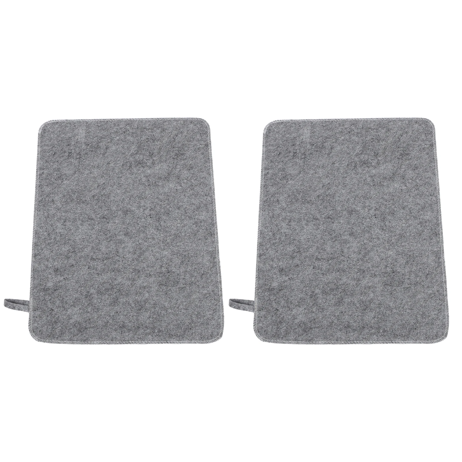 

2pcs Felt Seat Mats Sweat Room Bench Cushion Portable Steam Sauna Accessories Home Bath Floor Mat Durable Absorbent for Blanket