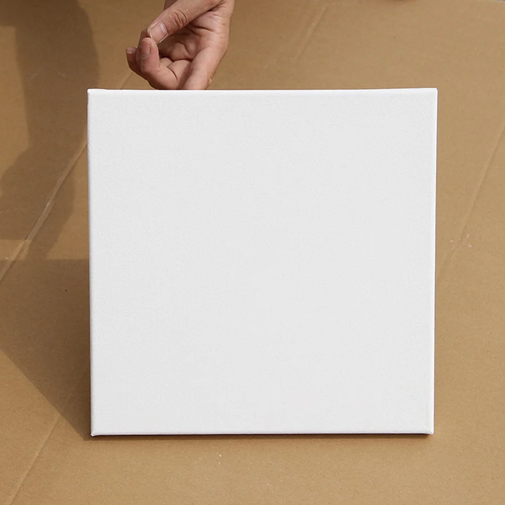 

Square Shape Blank Oil Painting Picture Frame Custom Solid Wood 30x30cm Canvas Panel for Acrylic Oil Tempera Gouache