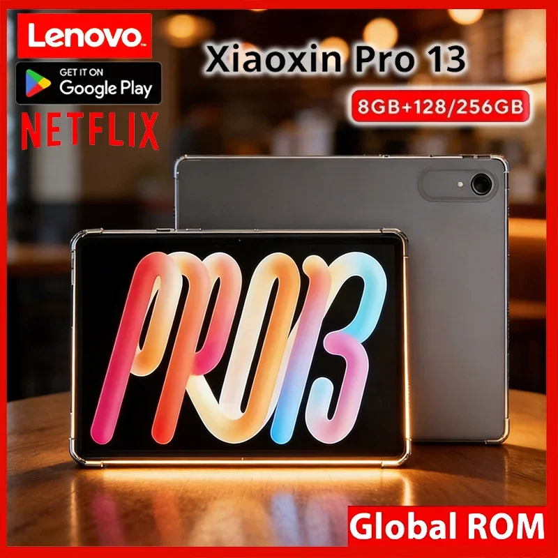 New Lenovo Xiaoxin Pro 13 AI Tablet 13'' 3.5K 144Hz Diplay Original CN version 10200mAh  Snapdragon 8s Gen 4 CPU WIFI 7 Pad PC