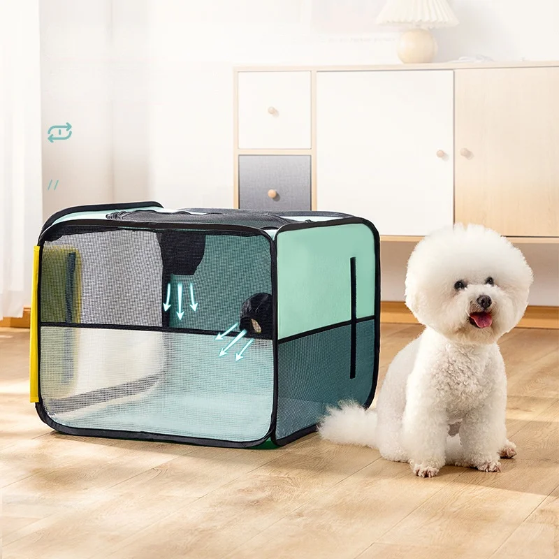 

Pet Drying Box Pets Dry Room Small Dogs Hair Dryer Blow Box Blowing Hair Dryer Cat Cage Grooming House Hands-Free Drying System