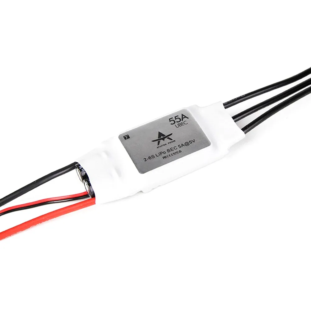 T-MOTOR at Series Esc at 55a Speed Controller 2-6s 5V/5a Rigid Wing Esc Support Benz Output for RC Rigid Wing Airplane RC Model