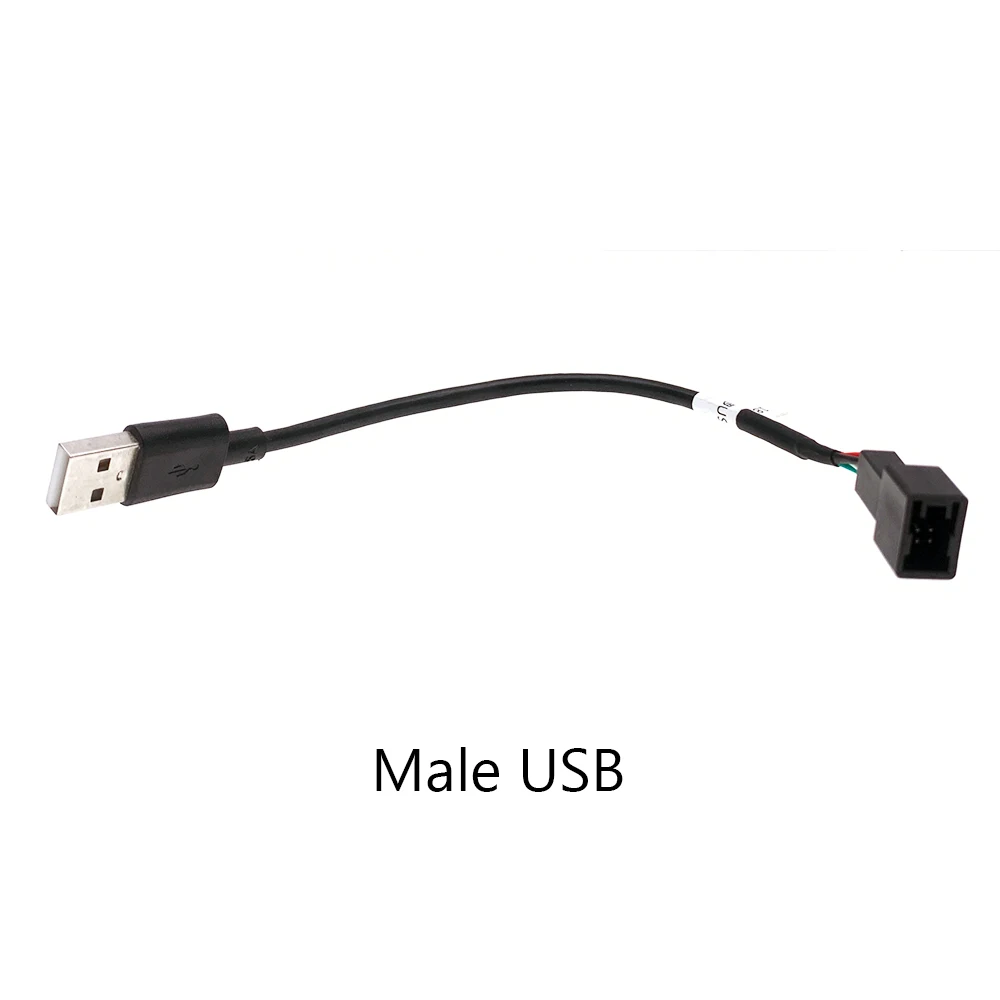 4 6 Pin Car Radio USB Male Input Media Data Wire Harness Cable Adapter For Mitsubishi PAJERO ASX Android Multimedia Player