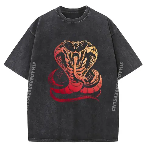 Cobra Snake Zoo Reptile Venom Snake Oversized T Shirt Men Woman Funny T Shirts T Shirt for Men Slogan