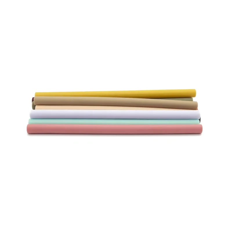 3 Pc of Reusable Food Grade Silicone Straws Straight Tube Color Silicone Toddler Beverage Juice Milk Tea Thick Straight Tube