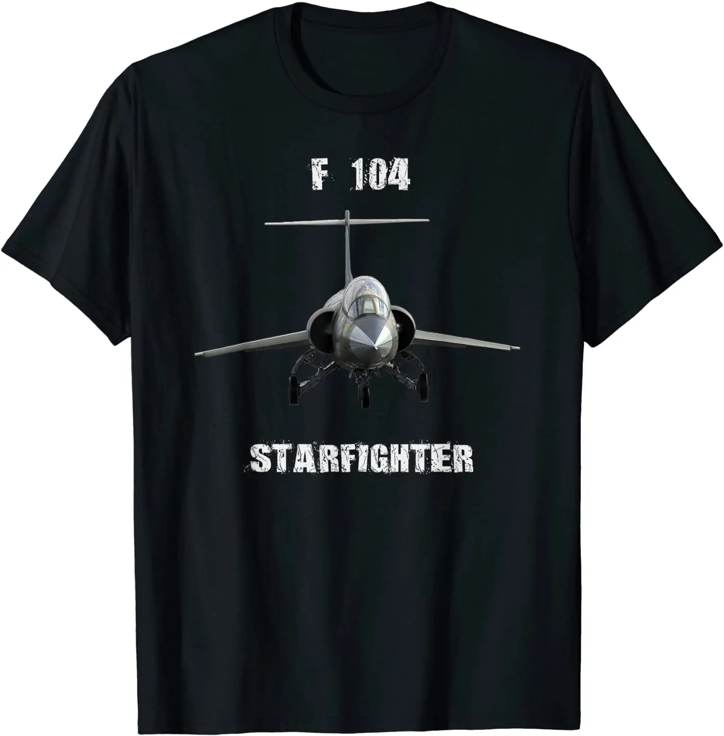 

F-104 футболка с военным самолетом Starfighter. Летняя Хлопковая мужская футболка с коротким рукавом и круглым вырезом, Новинка