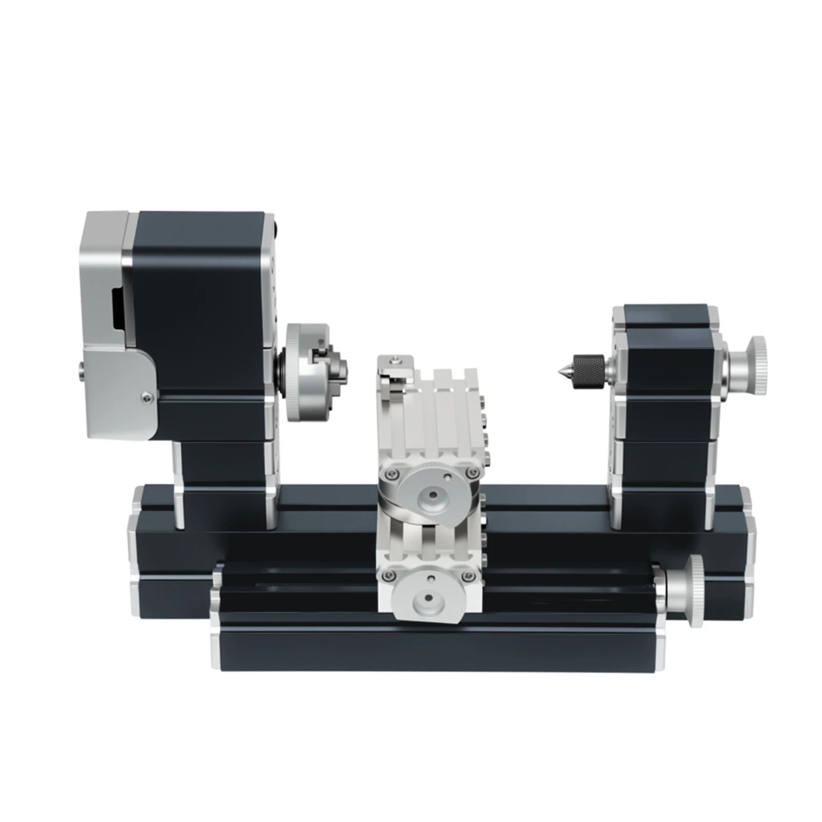 ZHRUI 60W Powerful Mini Metal DIY Rotating Lathe Machine Tools with Base 12000 rpm for Wood Soft Metals Plexiglass Plastic