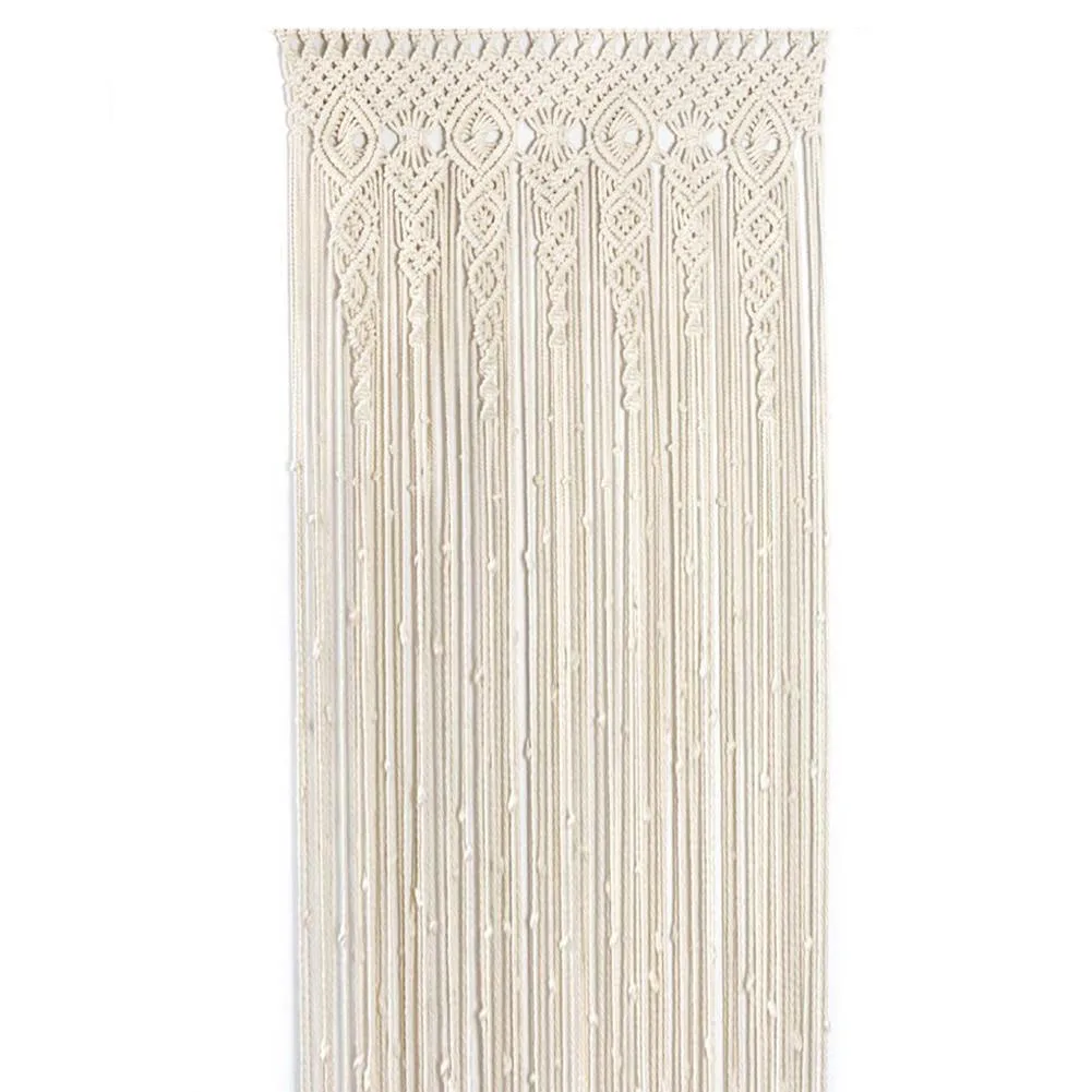Handwoven Door and For Window Curtain Tapestry with Bohemian Aesthetic Suitable for Wedding and Party Decoration Backdrops