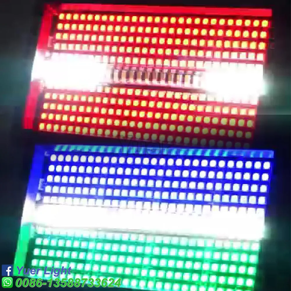 Imagem -05 - Mini White Led Strobe Stage Light Corrida de Cavalos Home Party Decoração de Noite de Férias Rgb Segmentos 280 Pcs