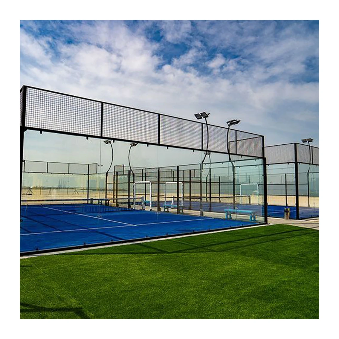 Paddel Court Manufacturer Wholesaler Indoor Outdoor Paddel Court Padel Tennis Court Price