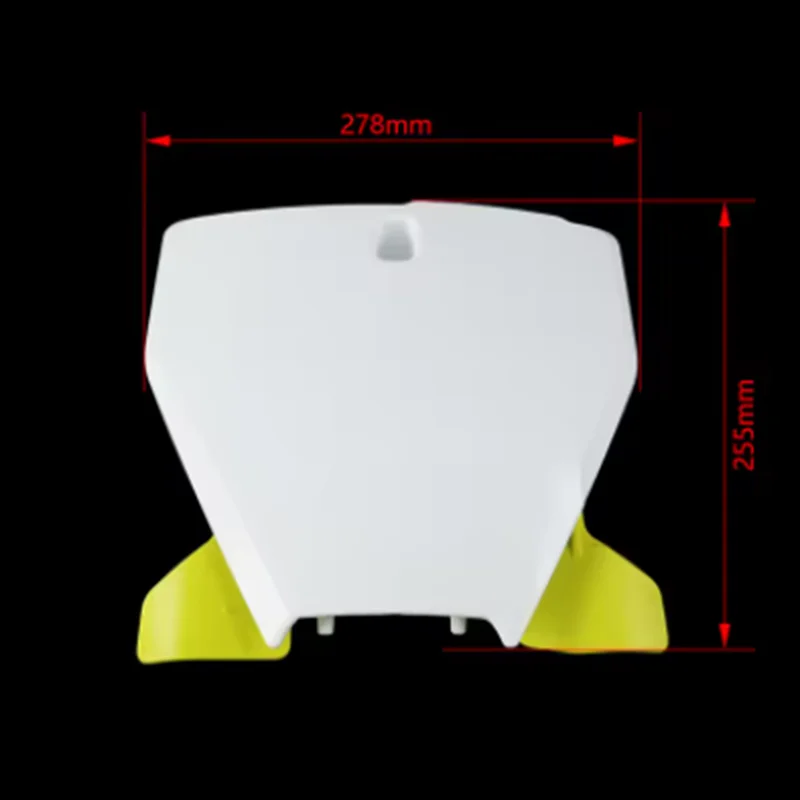 Motorcycle Front Number Plate Plastic Cover For HUSQVARNA FC250 FE350 FX450 TC125 TE150 TE300 2019-2023 Motocross Accessories
