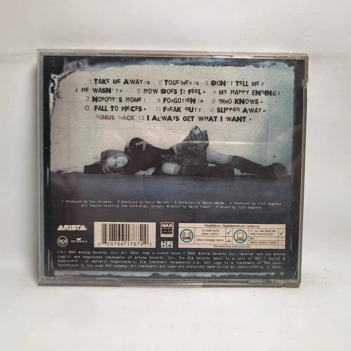 Pop Avril Lavigne Music CD Under My Skin Album My Happy Ending Music Record Cosplay Walkman Car Party Soundtracks Box Collection