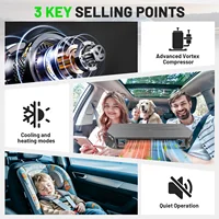 Climatiseur électrique universel Aspligo 12V 2025 pour voiture, camion, bus, camping-car, compresseur sous le tableau de bord 4