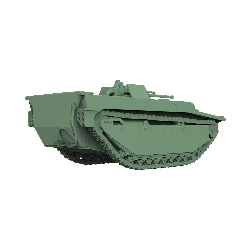 

1/220 1/160 1/87 SSMODEL SS670 Железнодорожная военная модель Комплект Франция LVT-4 Bofors Light Tank