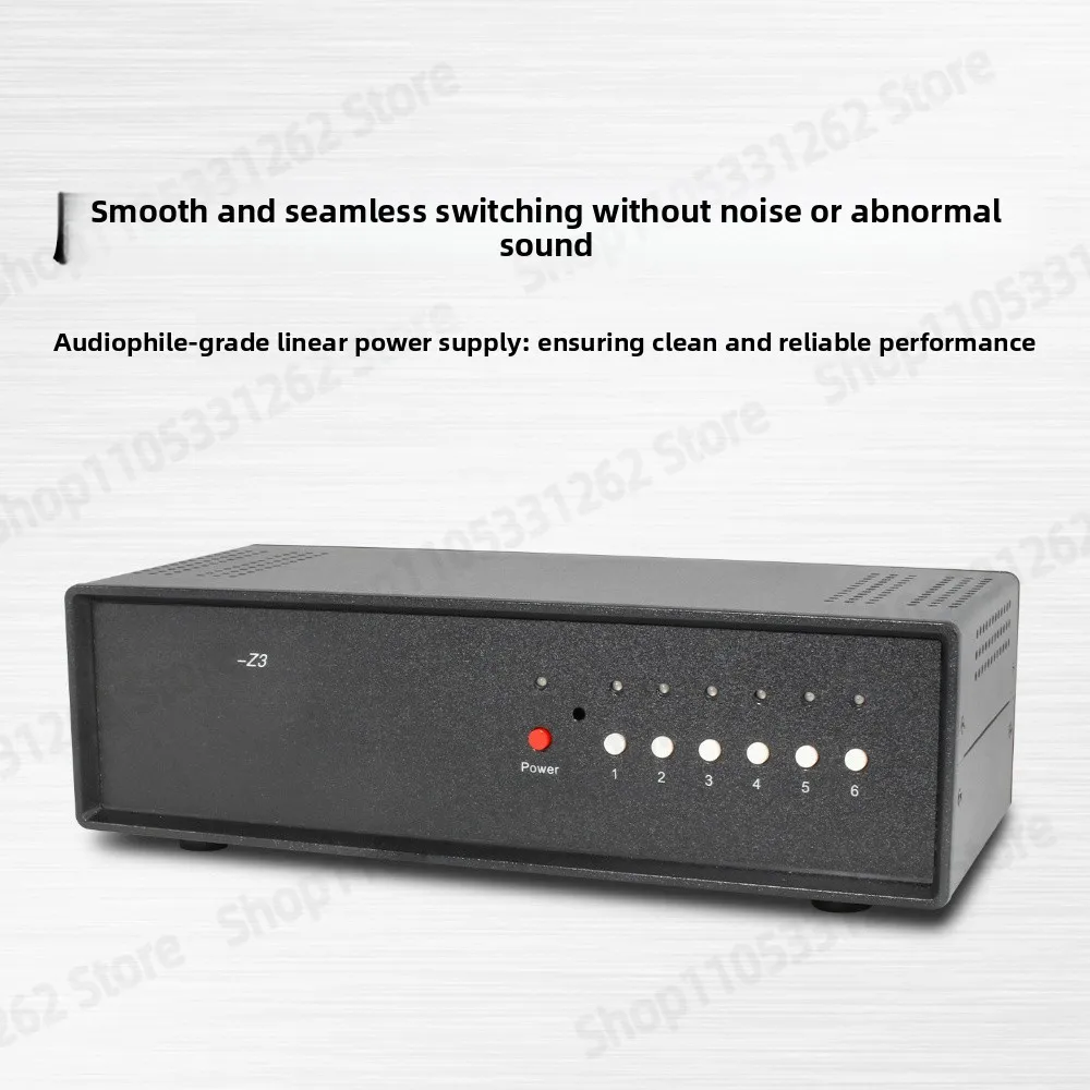 High Power Audiophile Speaker Switcher 4 In 2 Out 2 In 4 Out Amplifier Speaker Horn Converter Remote Control