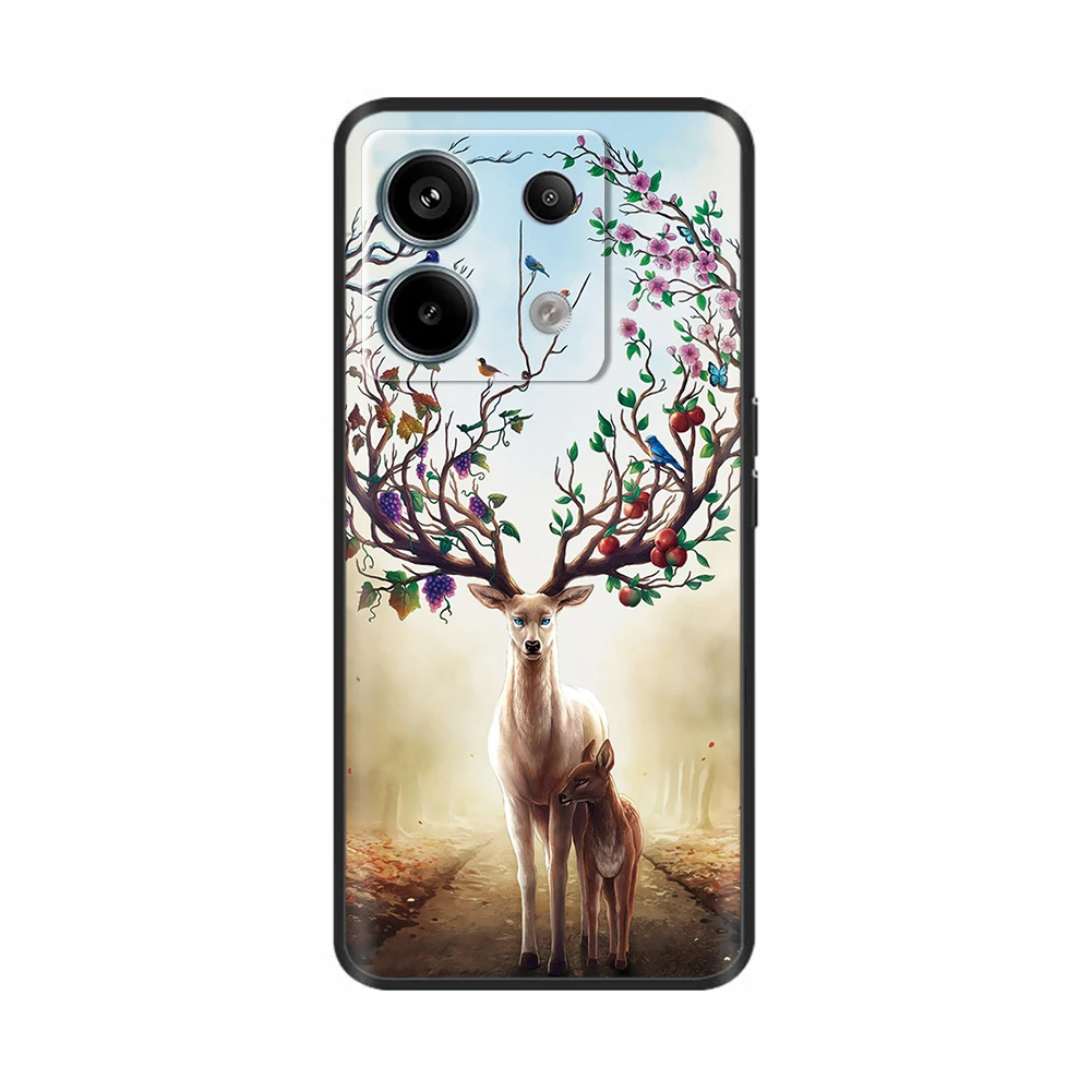 For Xiaomi Redmi Note 13 Pro Case Silicone Soft Back Cover For Redmi Note13 Note 13 Pro Plus 4G 5G Phone Cases Protective Shell