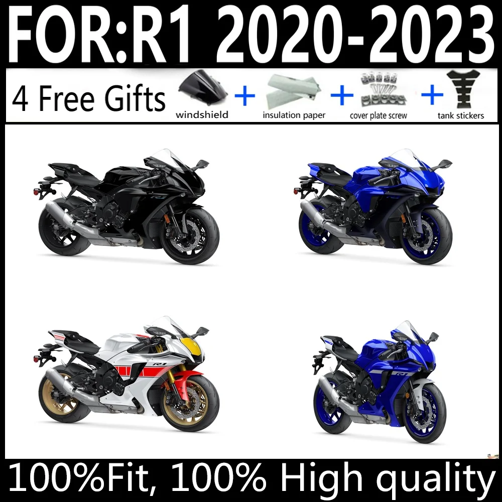 

R1 2020 2021 2022 2023 Fairings Kit For Yamaha ABS Bodywork Aftermarket Fairing Set Full Body Cowls Replacement