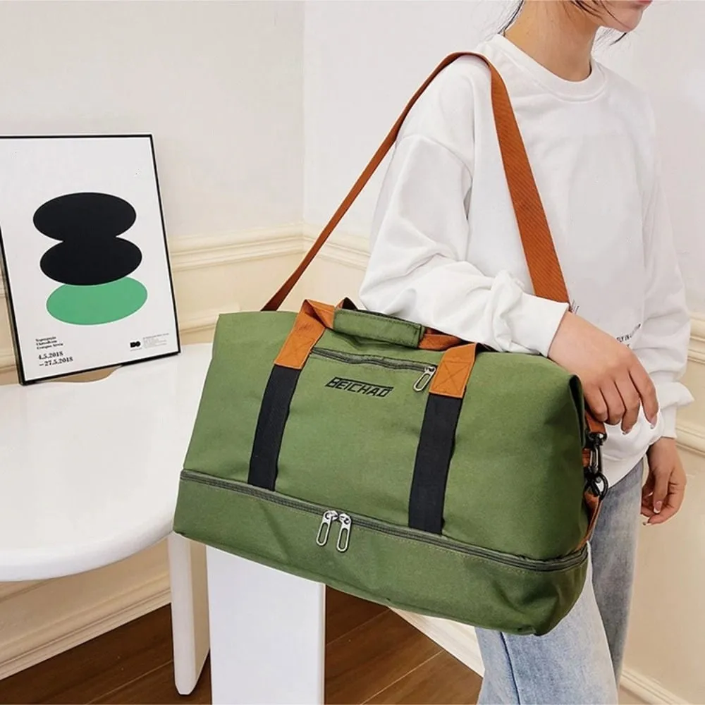 

Ins большая вместительная дорожная спортивная сумка, водонепроницаемая дорожная сумка для деловых поездок, спортивная ручная сумка-мессенджер для улицы