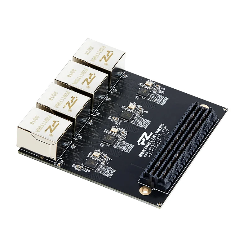 PZ-FL8211F Puzhi FPGA dört kanallı Gigabit Ethernet RGMII ZYNQ xilinx ultrascale