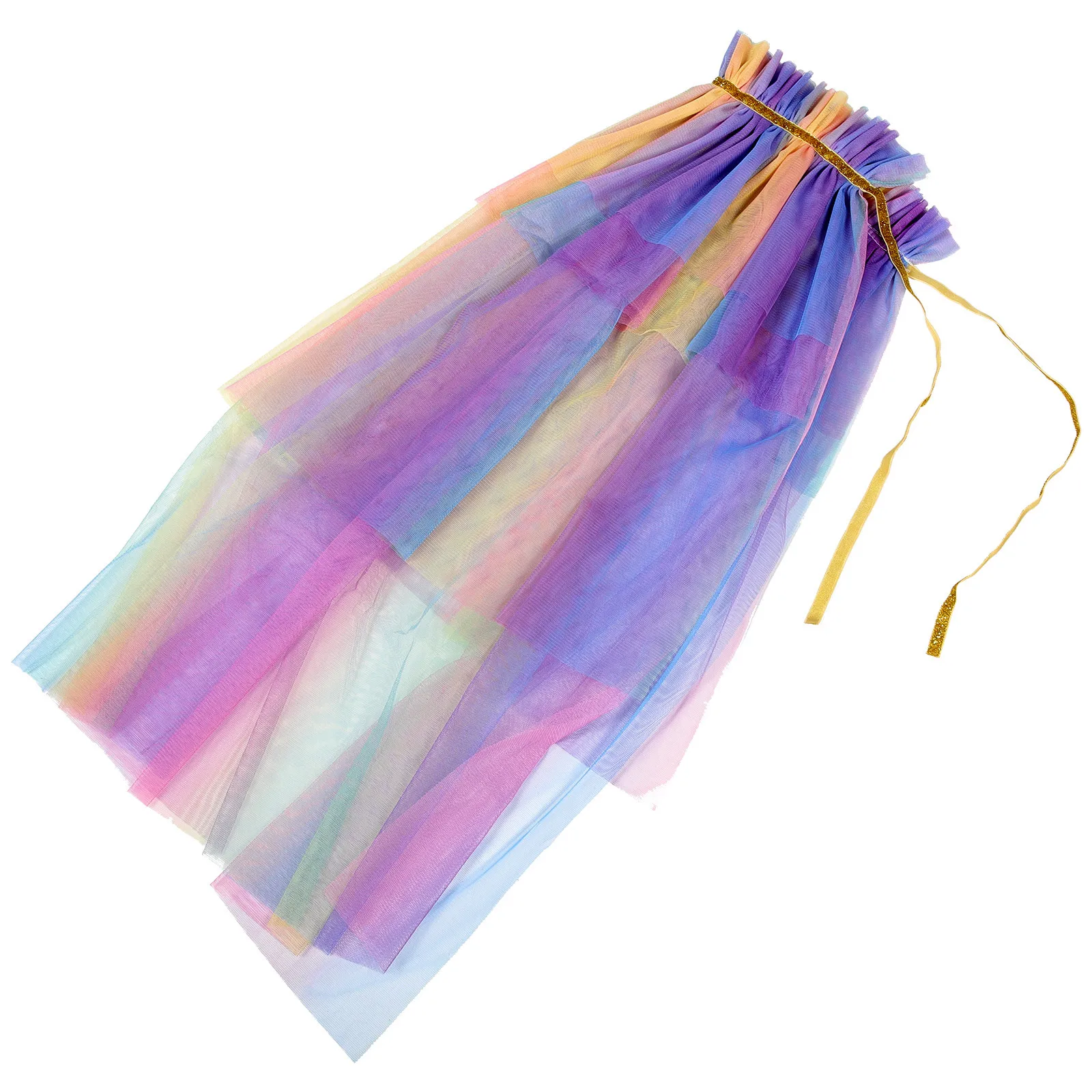 Tulle Cape Kids Soft Breathable Lightweight Cloak for Girls Dress Up Party Cosplay Fairy Costume Girls Cape Kids Cloak