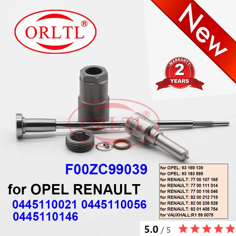 

0445110056 0445110146 0445110021Repair Kits Valve F00VC01005 Nozzle DSLA140P862 (0433175230) for RENAULT 7700107165 8200212715