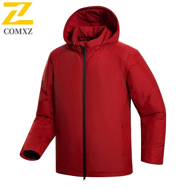 

COMXZ 2025 Men Padded Coat Stand Collar Thick Warm Loose Fit Korean Youth Cotton Jacket Coat Main Push Trendy New Arrival