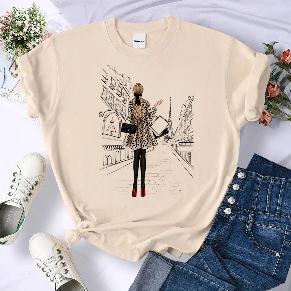 

Women Print t-shirt girl Psychedelic Trendy Pastel korean clothes Digital t-shirt aesthetic Psychedelic Pastel Y2k