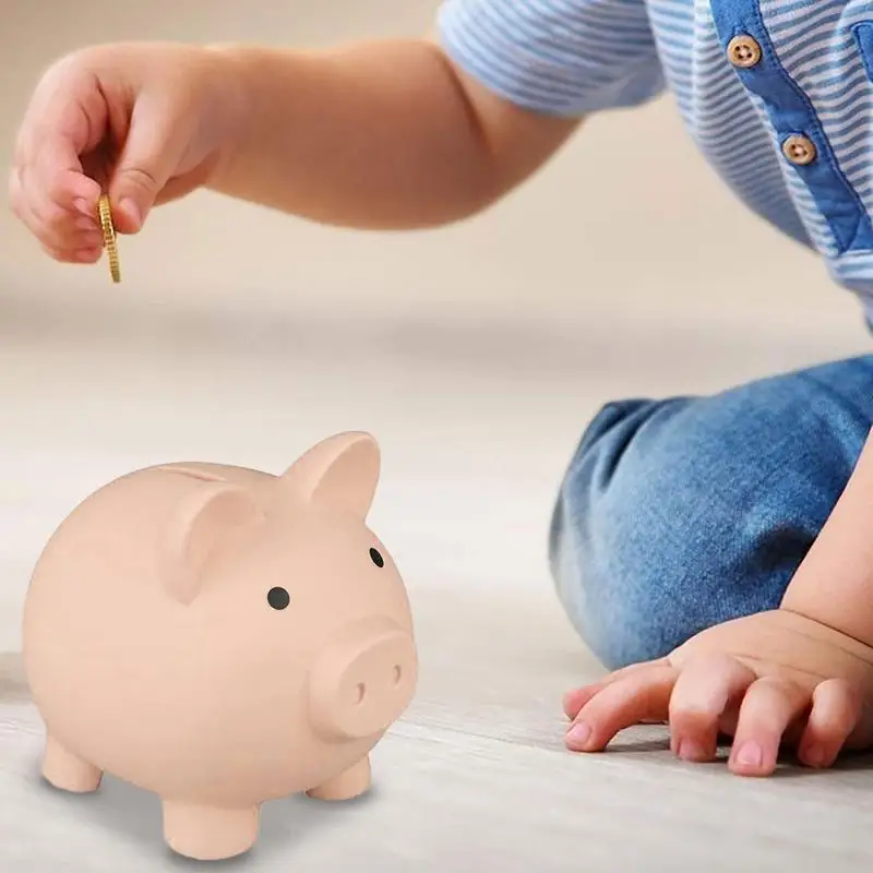 Pequeno Mealheiro Inquebrável para Crianças, Caixa De Poupança De Dinheiro, Caixas De Armazenamento, Brinquedos Para Crianças, Decoração De Casa