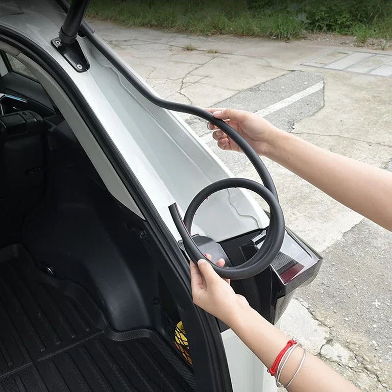 Universal Rubber Car Weather Stripping, Dustproof Soundproof Sealing Strip, Protective Seal for Engine Bay and Trunk