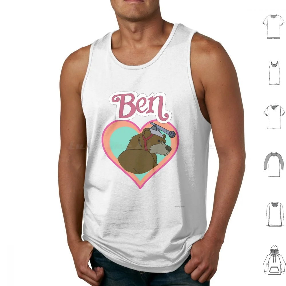 Gentle Ben Tank Tops Print Cotton Ben Gentle Ben Bear Talk Show Homer Venus Venus De Milo Gummy