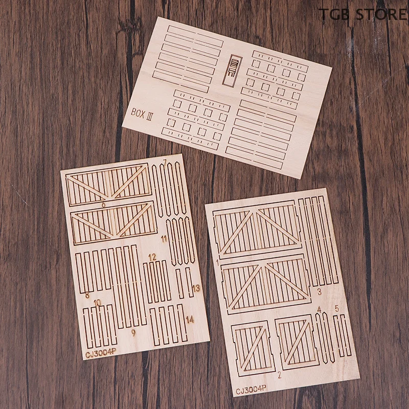 1:35 صندوق خشبي مصغر/صينية قوس التجمع نموذج اليدوية Diy بها بنفسك طاولة الرمل المشهد تخطيط المواد Diorama عدة 1 قطعة #2