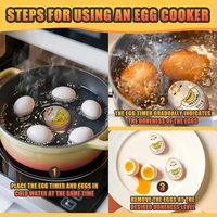 Egg Timer Egg Color Changing Indicator Tells Soft Hard Boiled Egg That Changes Color When Eggs Are Ready 4
