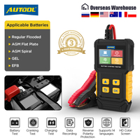 AUTOOL BT360 8-29V Car Battery Tester Digital Automotive Diagnostic Battery Tester Analyzer 30-2000CCA Cranking Charging Tool