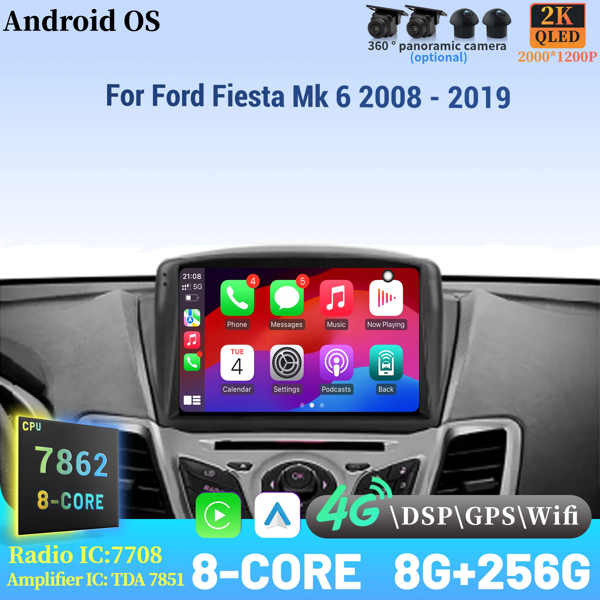For Ford Fiesta Mk … - image