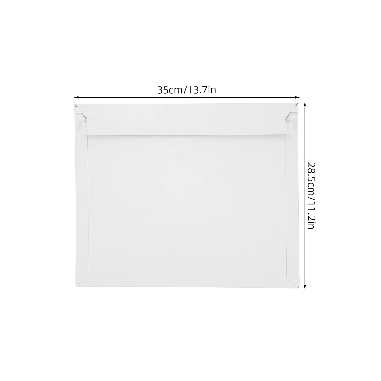 20Pcs Waterproof White Paper Envelopes Self Sealing Flat Document Mailers Mailing Bags Shipping Label Pouches