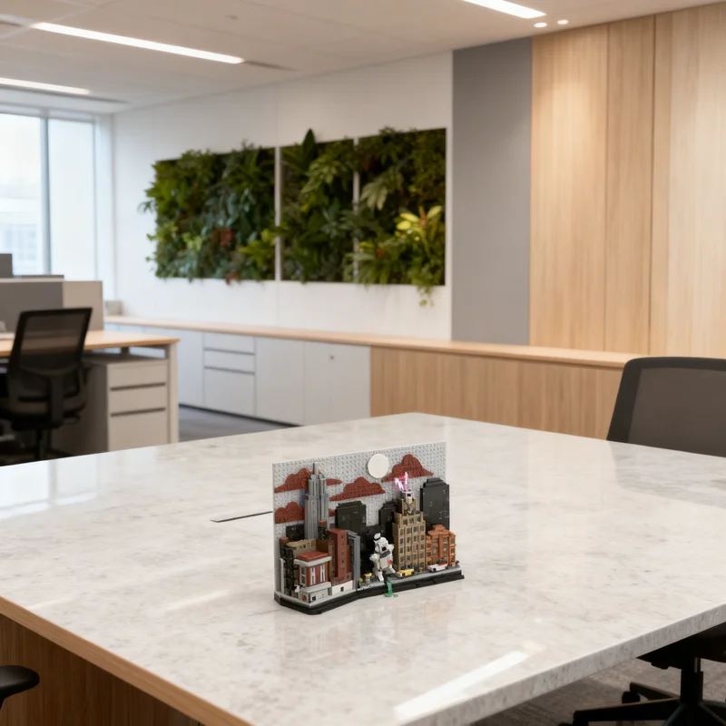 

2448 деталей MOC: Модель «Призрачные охотники» — Горизонт Нью-Йорка. Конструктор для самостоятельной сборки. Креативный коллекционный подарок. Декор для демонстрации.