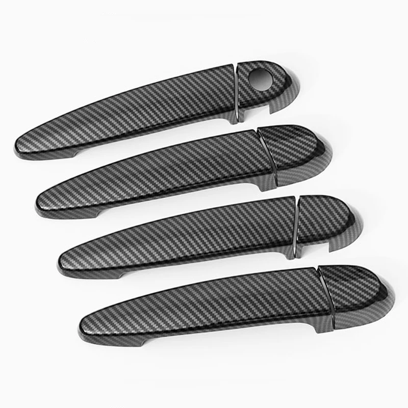 LHD RHD Carbon Fiber Exterior Door Handle Cover Trims For BMW F30 F35 F34 E70 E71 E84 F25 F26 F31 Accessories