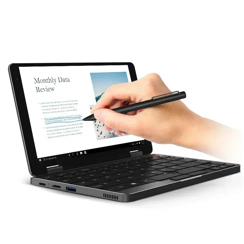 حار بيع 2024 CHUWI MiniBook 8 بوصة 8 بوصة N100 16GB RAM 512GB 1 تيرا بايت 2 تيرا بايت SSD Win11 يده الأعمال السفر جيب كمبيوتر محمول صغير