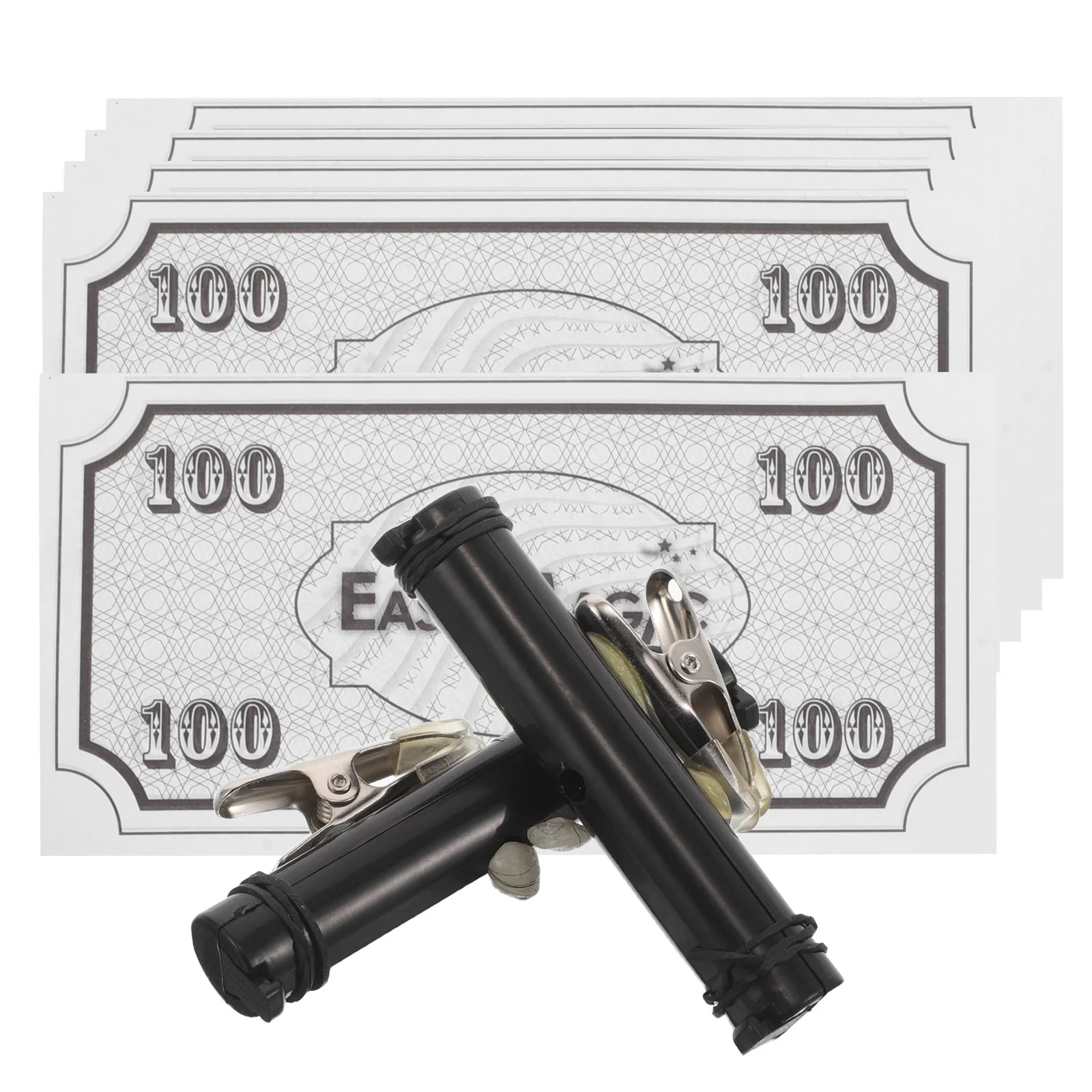 

2Pcs Invisible Thread Black Reel Floating String Magician Tricks Stage Levitation Floating Card Ring Trick Props