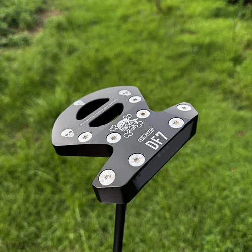 Imagen 1 del producto Putter de golf Vermilion Bird, diseño de torsión cero de alta estabilidad con cabezal de aleación de aluminio fresado CNC CG delantero para putter preciso