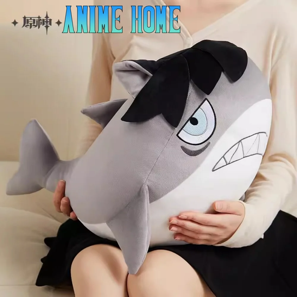 Game Genshin Impact Official Original Wriothesley Shark Plush Pillow Doll Toy Stuffed Kids Gift