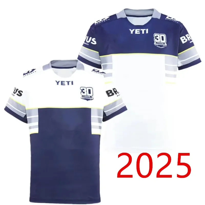 2025 North Queensland Cowboys Home / Away Rugby Jersey - Mens Size:S-5XL（Print Name Number）Top Quality