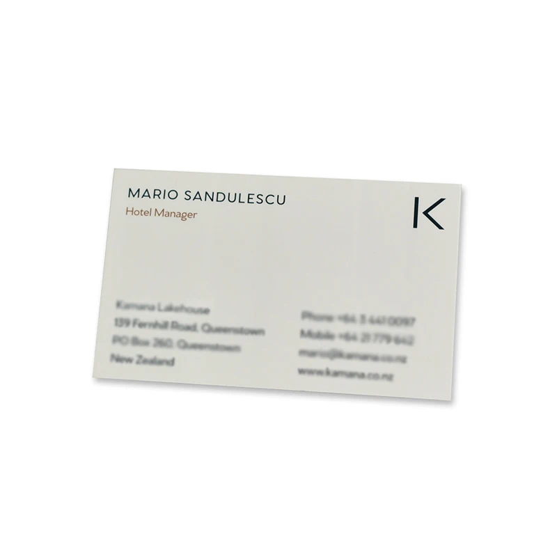 Factory made directly thick paper high quality custom printing business card