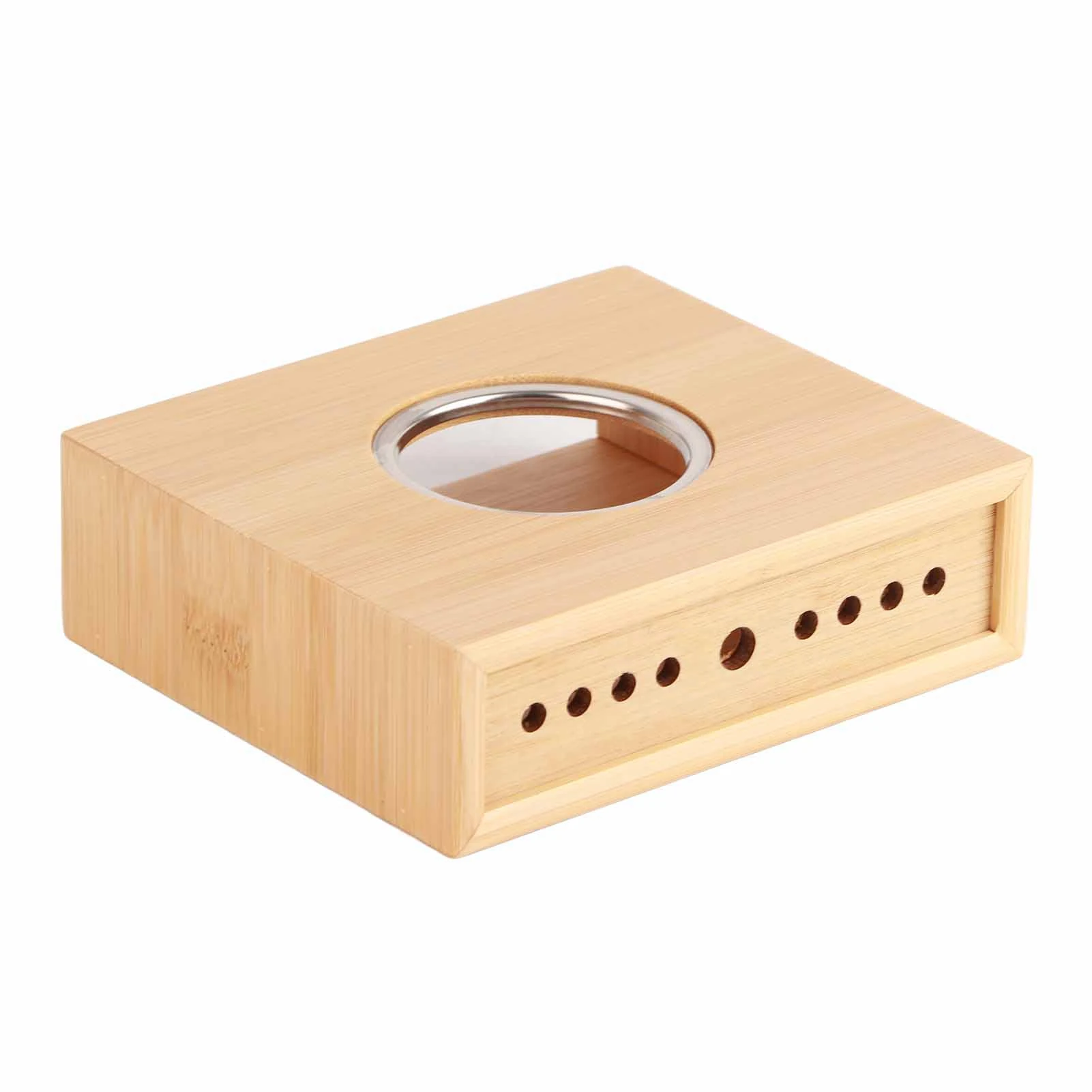 Household Bamboo Teapot Heating Warmer Base Teapot Warm Stove Teaware Accessories for Office Restaurant