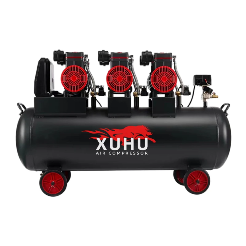 

100L Silent Oil-Free Air Compressor 6HP Maintenance-Free Quiet Portable & Workshop