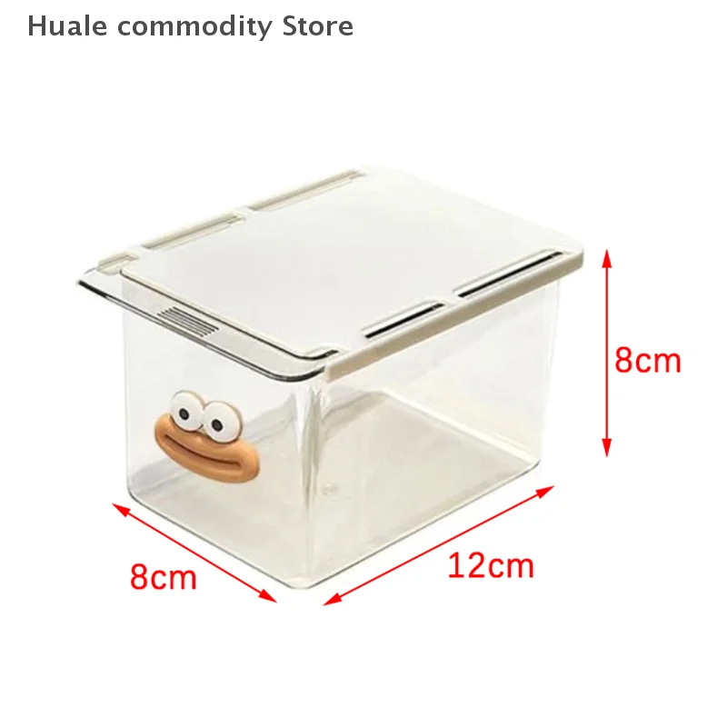 منظم درج خزانة تحت المرآة، خزانة حمام بسيطة وشفافة، مسحات قطنية لمستحضرات التجميل، صندوق تخزين الرف #6