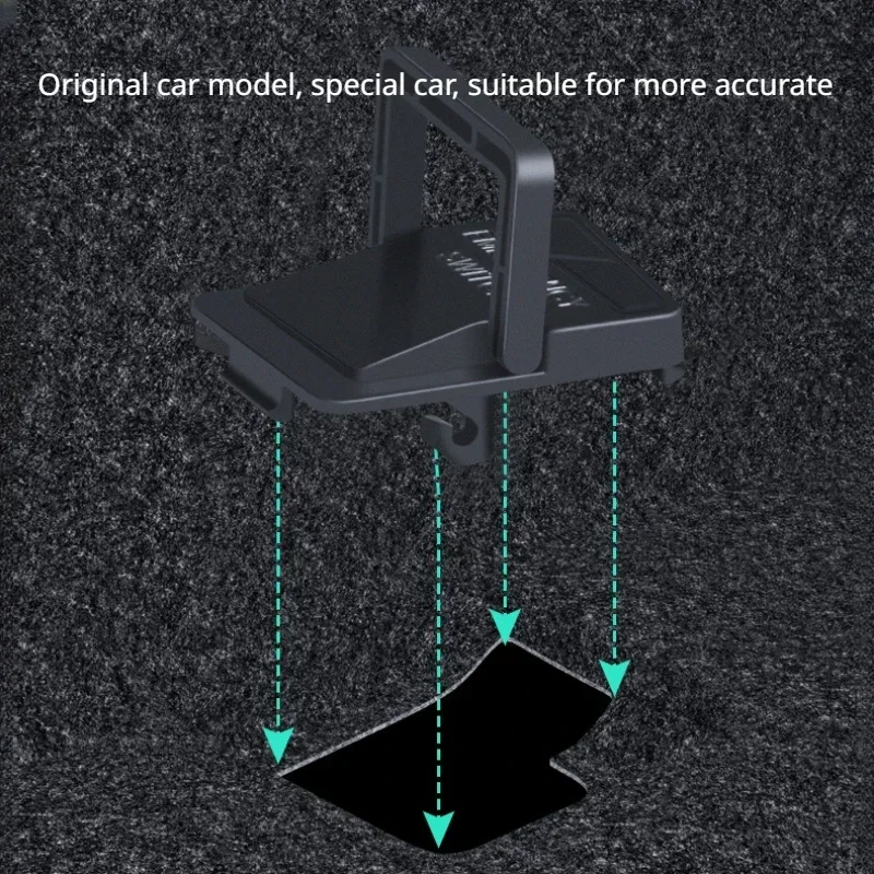 2 pçs maçaneta de emergência da porta do carro para tesla novo modelo 3 highland 2024 porta traseira fechadura mecânica física desbloquear botão