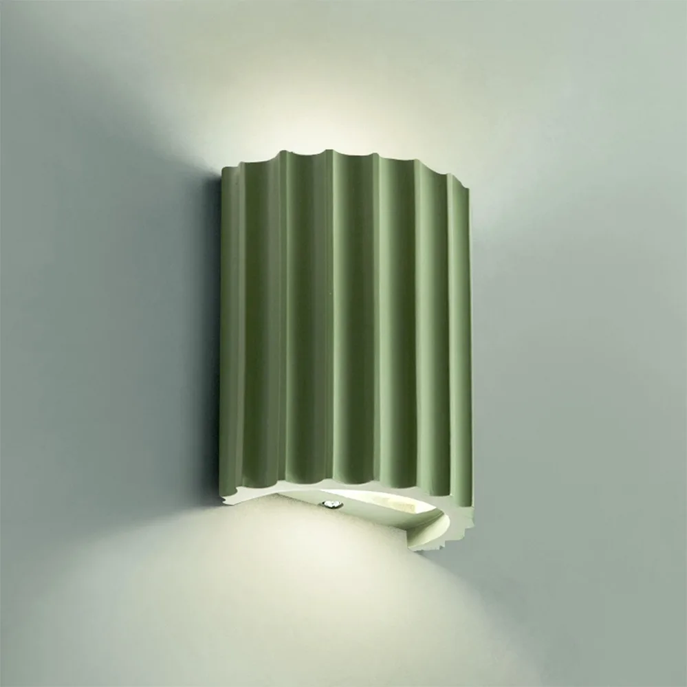 Cream style bedroom bedside wall lamp  style creative corridor passageway lamp Nordic living room sofa background wall lamp