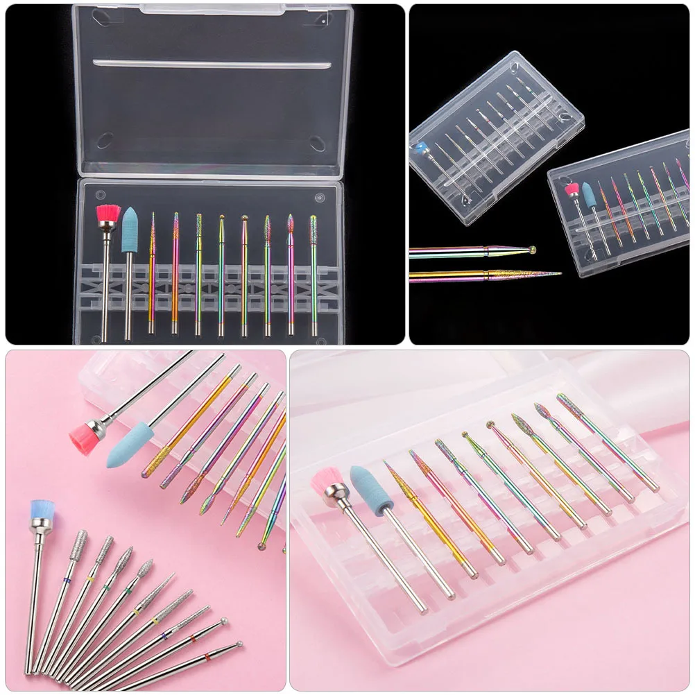 1 set Nail Grinding Tool Set Premium Portable Manicure Polisher For Nail Art Electric File Grinding Machine Kit