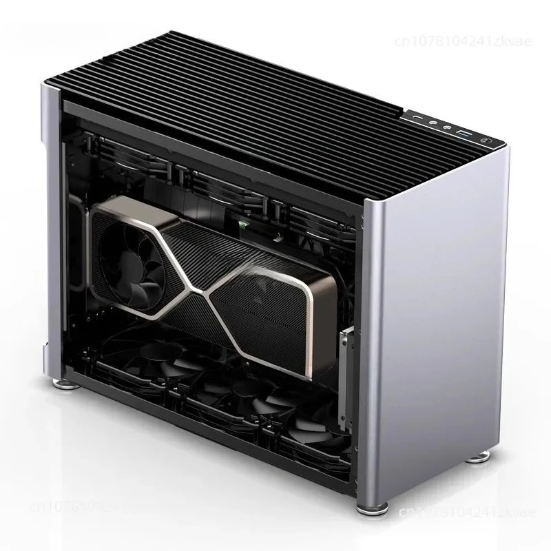 I400 全アルミニウム ATX ケースは 360 水冷 ITX シェル シャーシをサポート